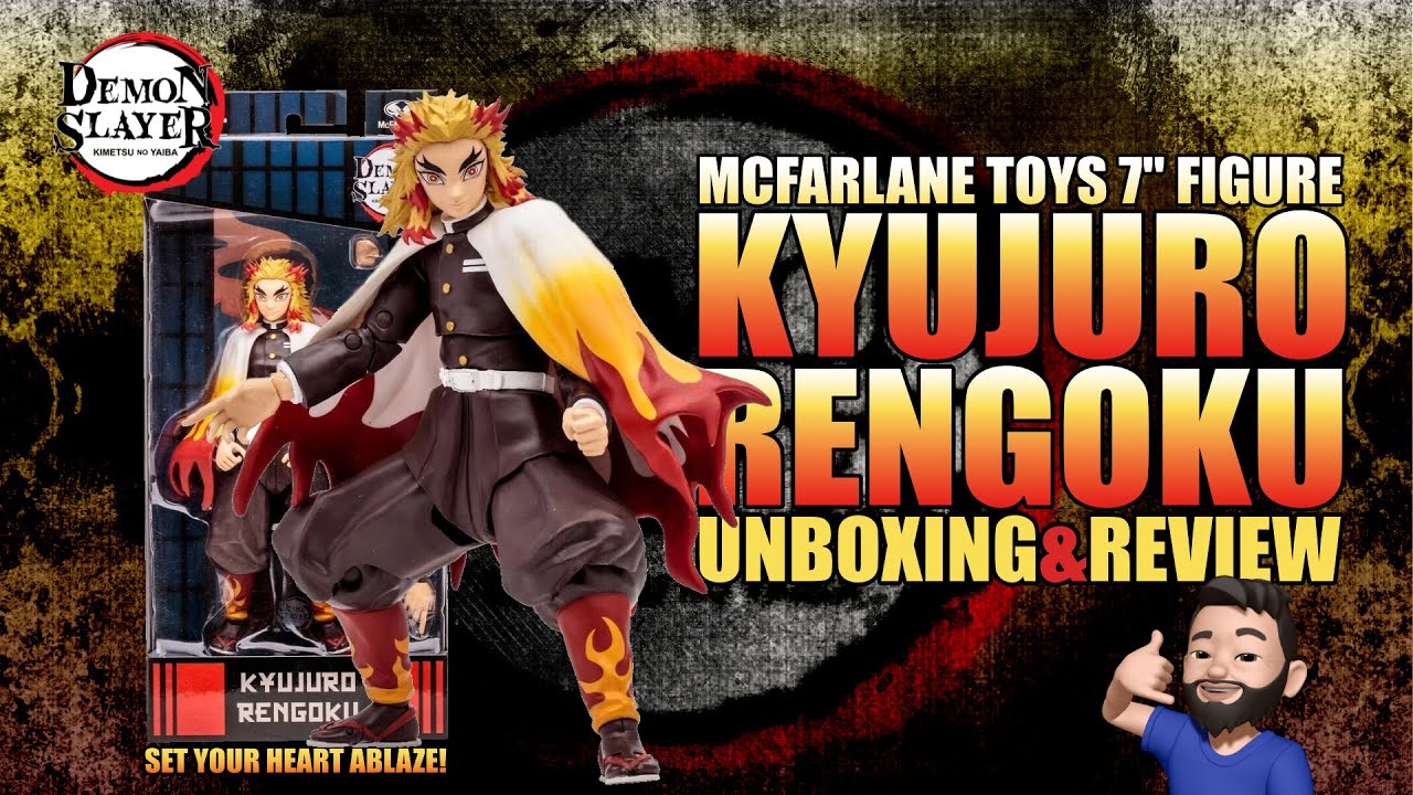 McFarlane Toys Demon Slayer Kyojuro Rengoku Review - Set Your Heart Ablaze!