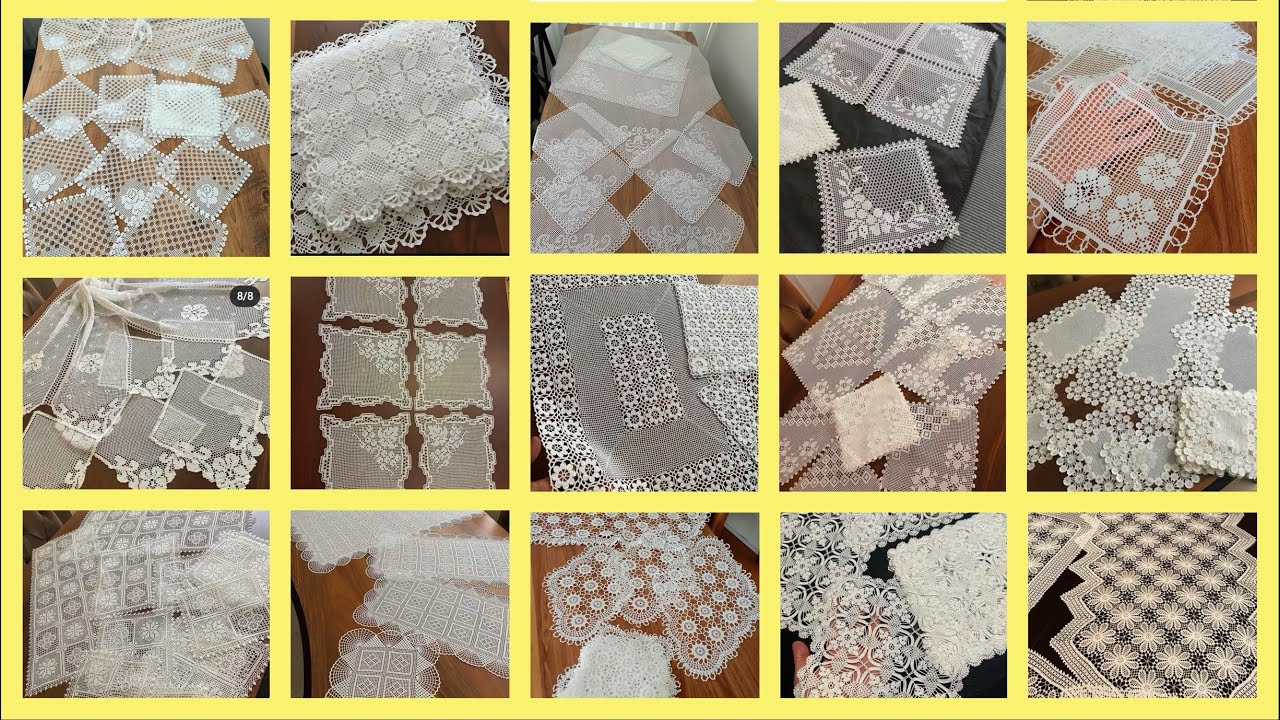 ÇOK HOŞ🙌🥰 DANTEL MASA ÖRTÜSÜ DANTEL RUNNER SEHPA ÖRTÜSÜ SALON TAKIMI MODELLERİ