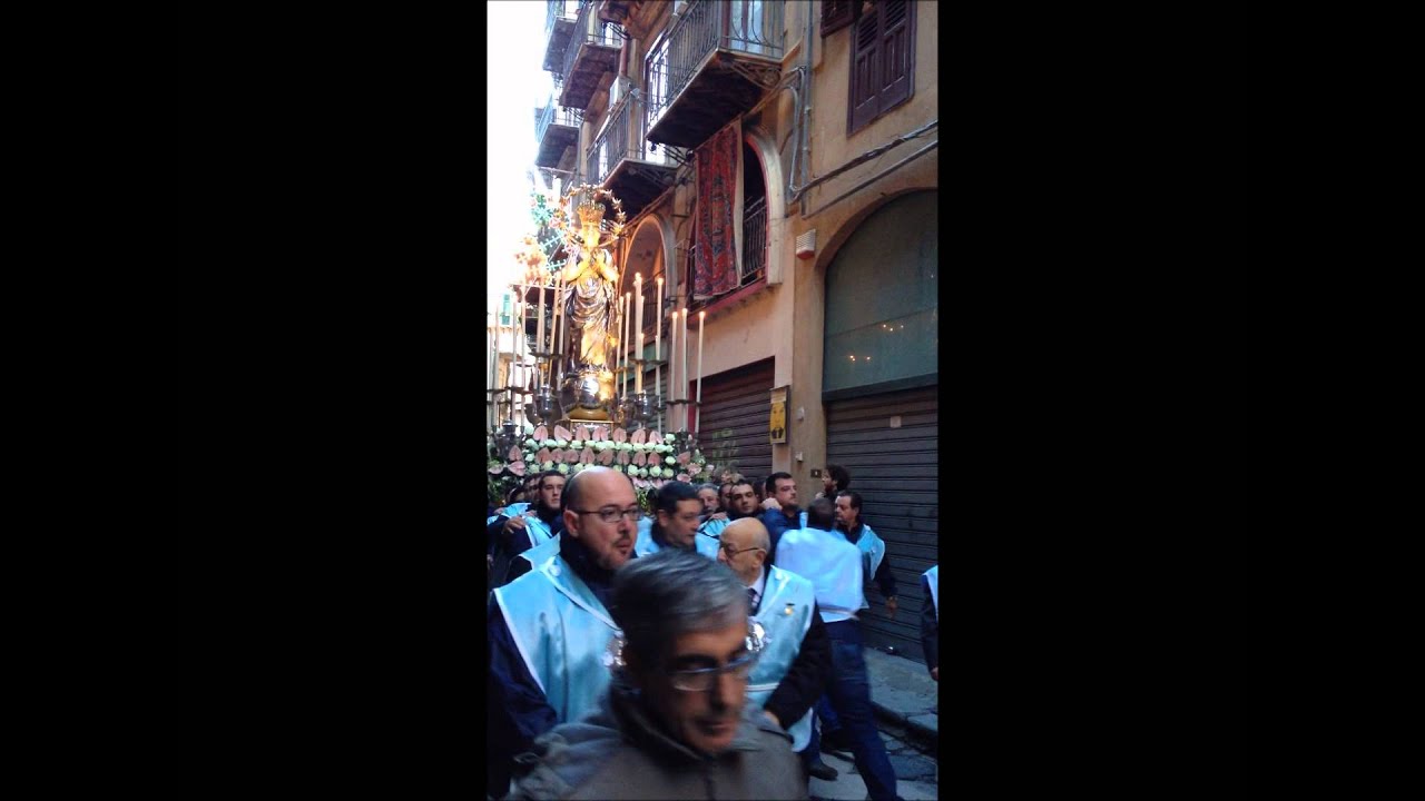 Processione dell'Immacolata a Palermo.