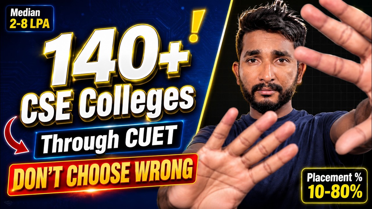 CUET UG 2026 🔥 Top CSE #engineering Universities ⋮ CUET Btech Colleges Cuoff, Fees & Placements