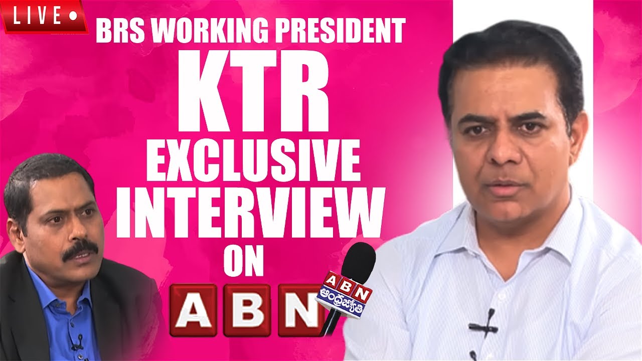 Watch Live: Exclusive Interview of BRS Working President KTR on ABN Channel #VoteForCar