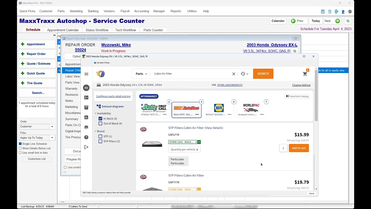 MaxxTraxx | Using PartsTech To Search For Parts