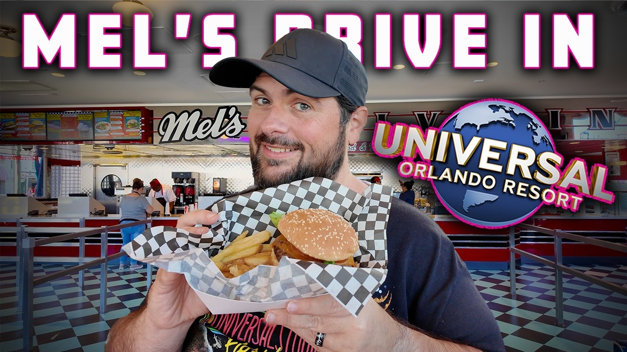 Заведение Mel's Drive-In хорошее или плохое?! Обзор еды в Universal Studios.