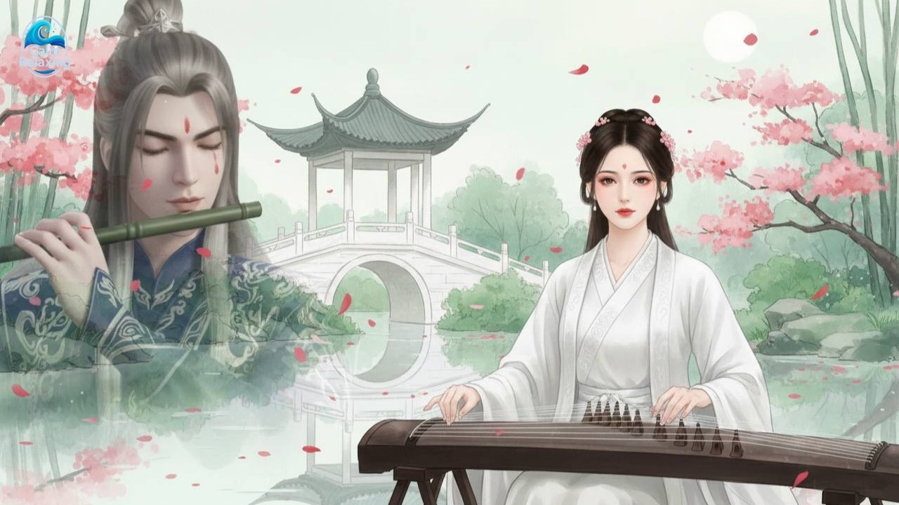 Soothing Chinese Instrumental Music for Relaxation & Meditation | Flute & Guzheng