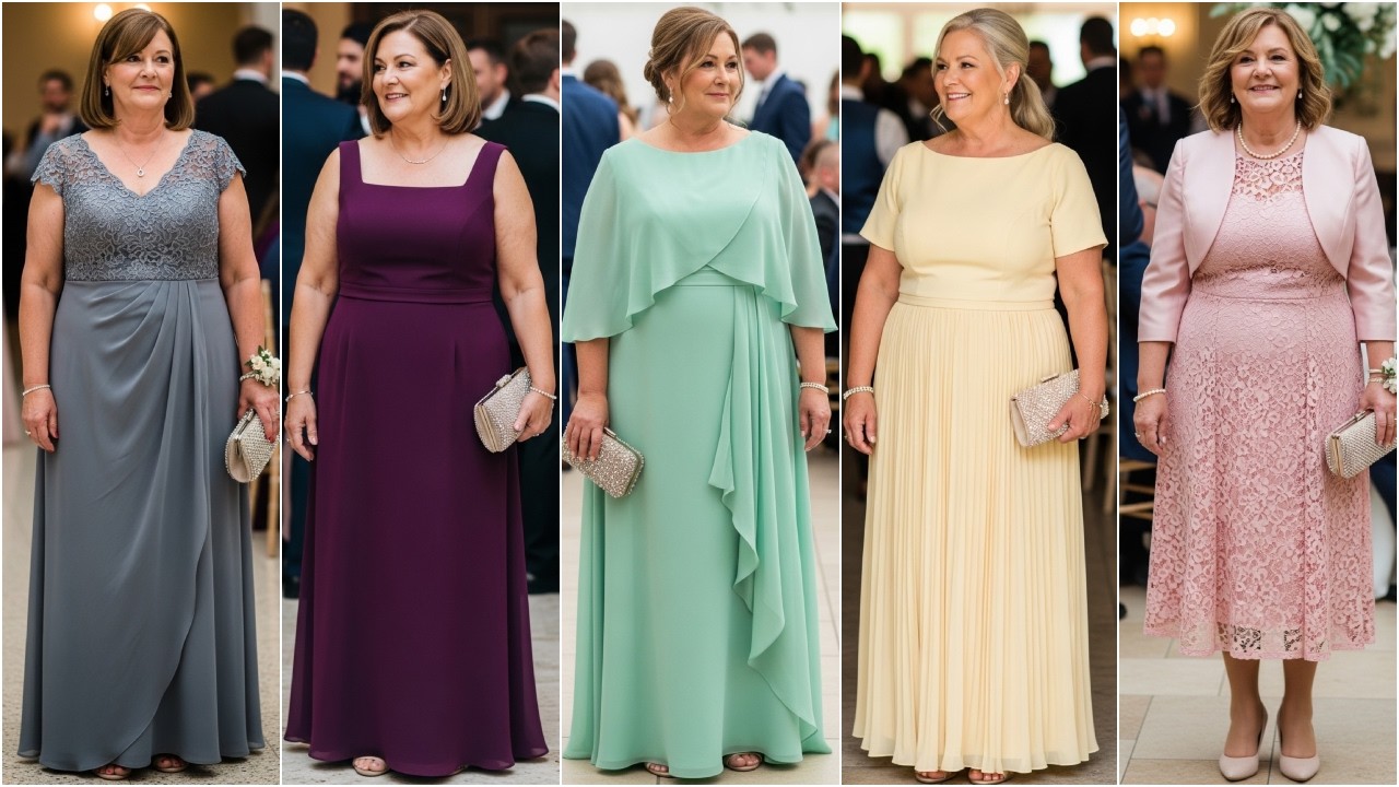 Elegant Plus Size Mother of the Groom Gowns for Spring: Flattering & Chic Wedding Guest Styles 2026