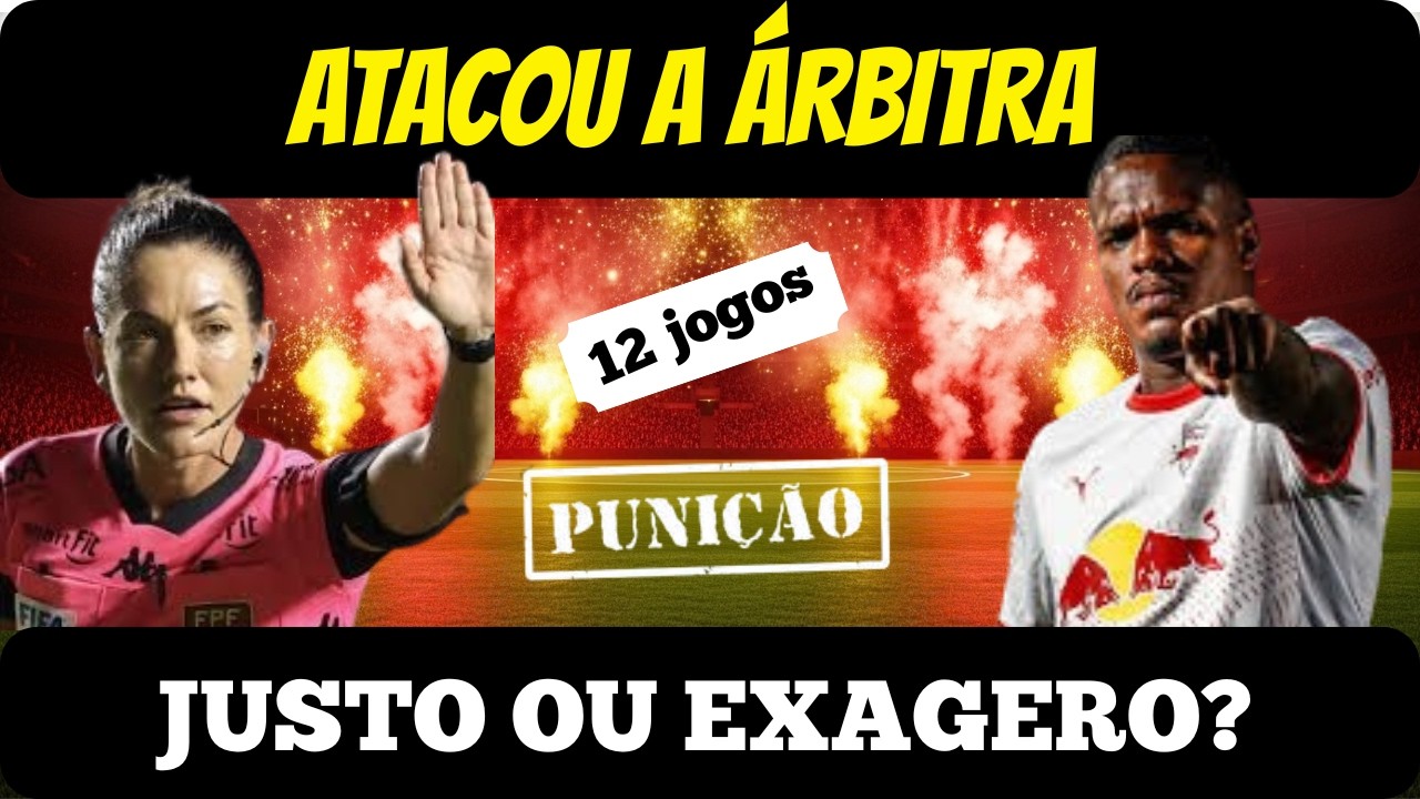 FALA MACHISTA NO FUTEBOL? Jogador leva 12 jogos de suspensão e polêmica explode!