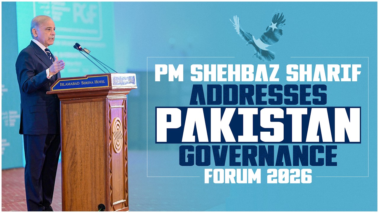 Prime Minister Muhammad Shehbaz Sharif Addresses Pakistan Governance Forum 2026
