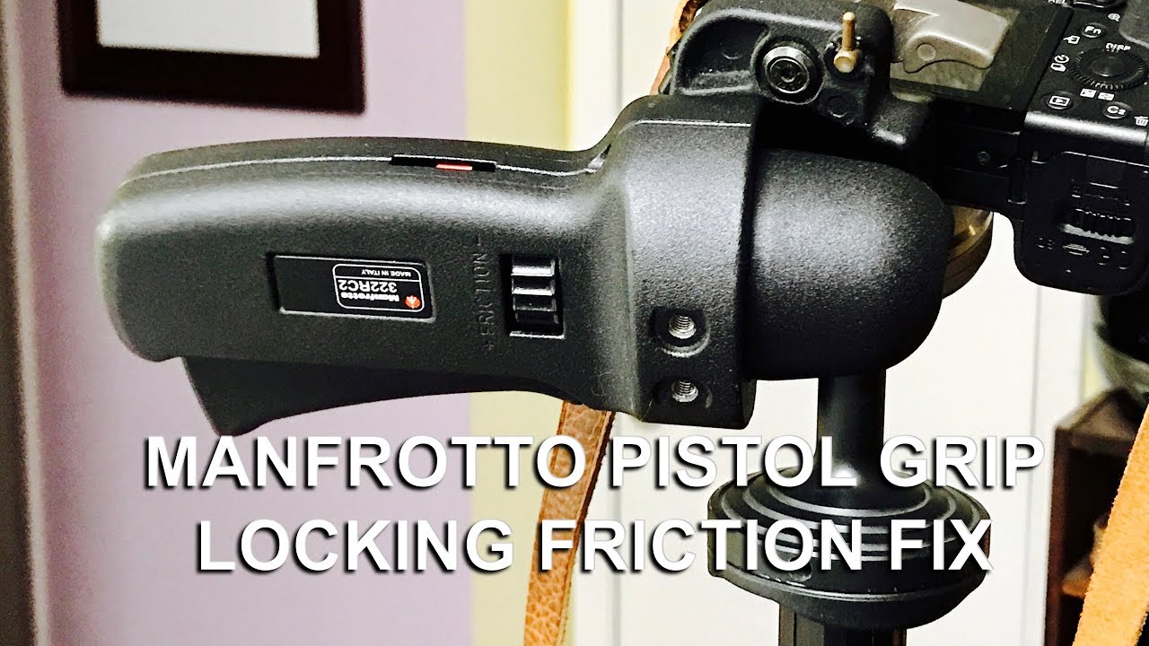 Проблема низкого трения с шаровой головкой пистолетной рукоятки Manfrotto 322RC2 — простое решение