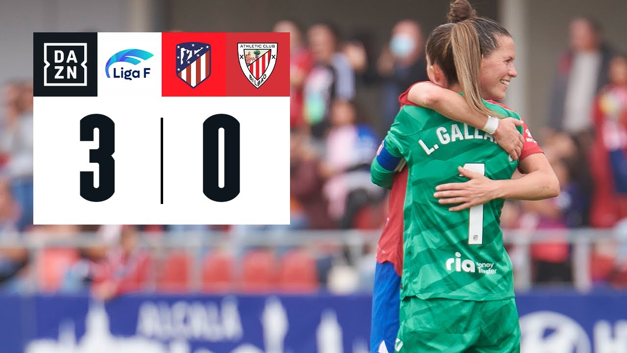 Atlético de Madrid vs Athletic Club (3-0) | Resumen y goles | Highlights Liga F