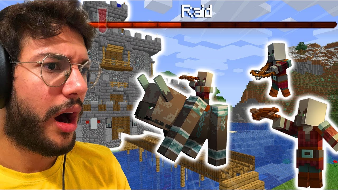 MİNECRAFT'ta KALE'me SALDIRDILAR!! (mami tuzak kurmuş) Bölüm 7