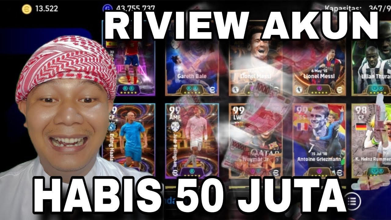 RIVIEW AKUN SULTAN KONGO #riviewakun #efootball