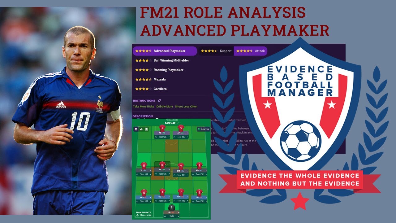 FM21 Role analysis - Advanced playmaker - Evidence Based Football Manager