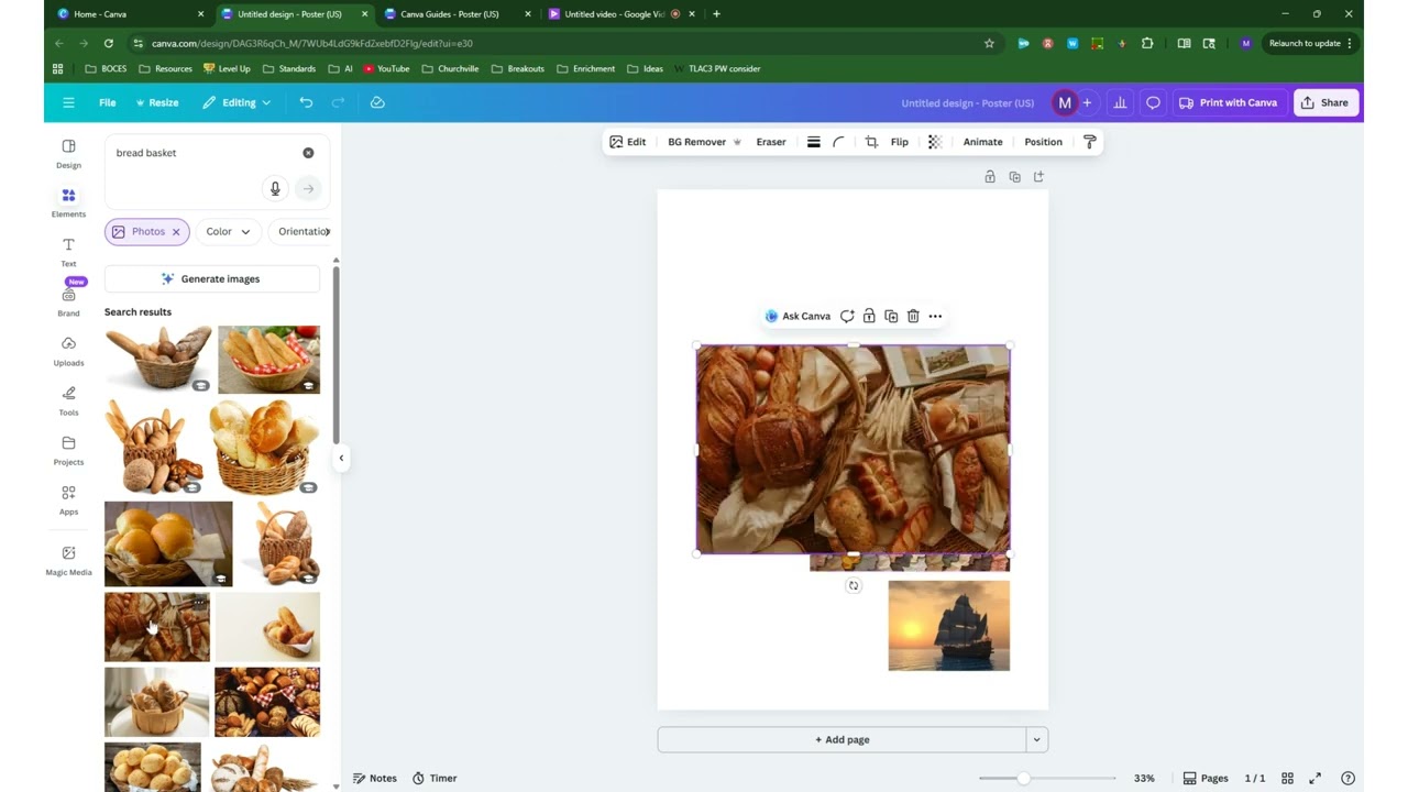 Make a Poster in Canva