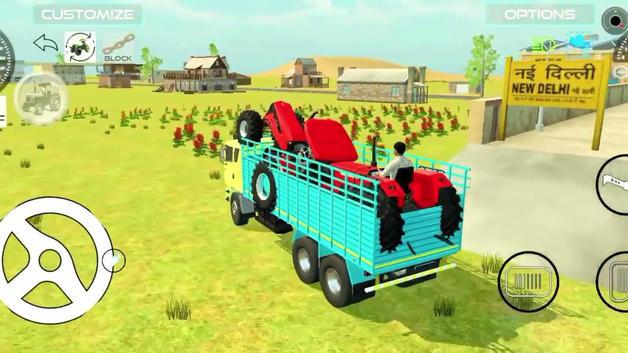 Drive 🕹️ Preat-6049 And Arjun-755 tractor loading on truck Full game play 🚛🔥