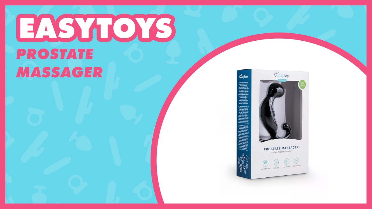 EasyToys Prostate Massager &ndash; Curved Silicone for Targeted Stimulation 💗 EasyToys