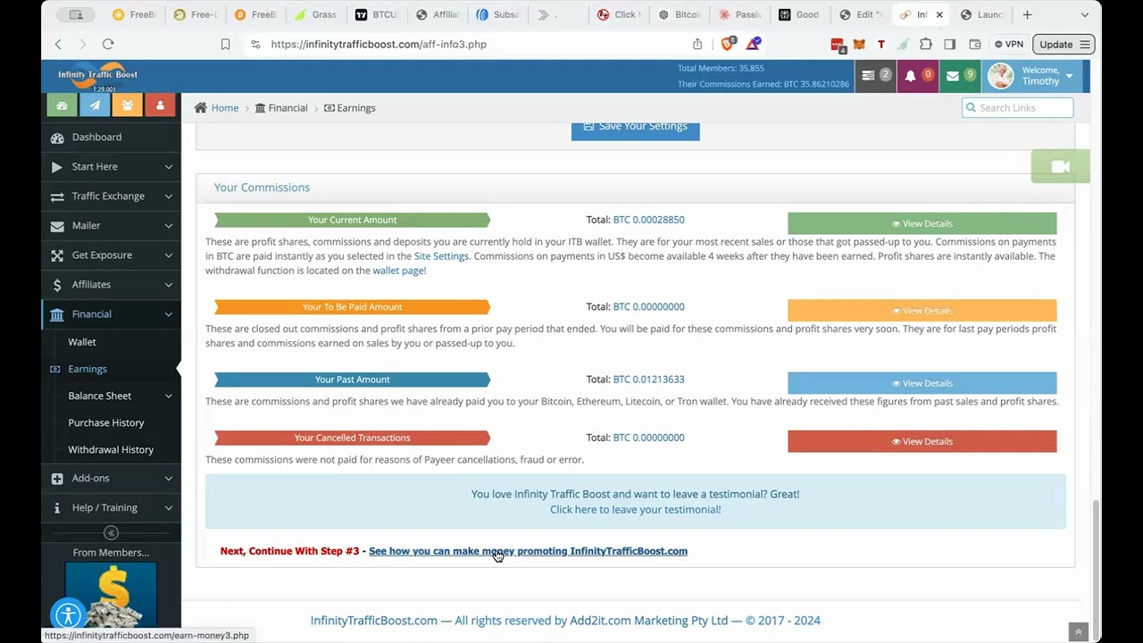 How To Setup Your Infinity Traffic Boost Profile