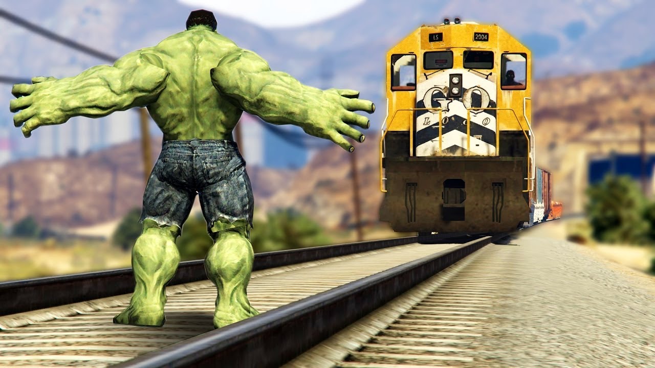 HULK vs. ZUG in GTA 5.. was passiert?