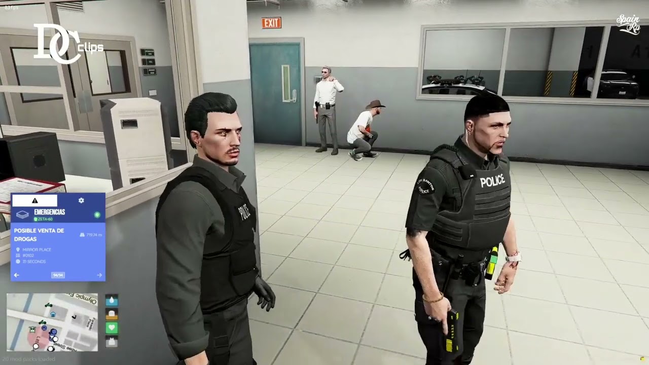 Conway se vuelve loco y secuestra la comisaria #spainrp #gta #roleplay #conway #freddytrucazo