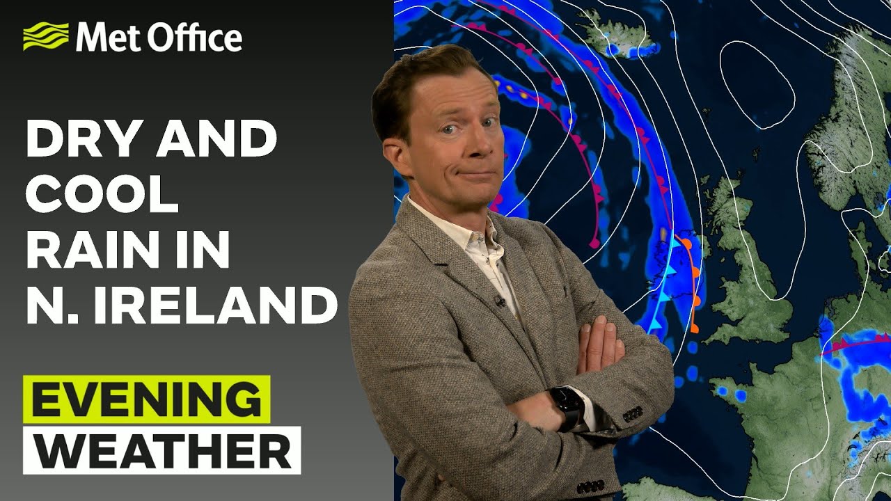 24/04/2025 &ndash; Largely cloudy in the east &ndash; Evening Weather Forecast UK &ndash; Met Office Weather