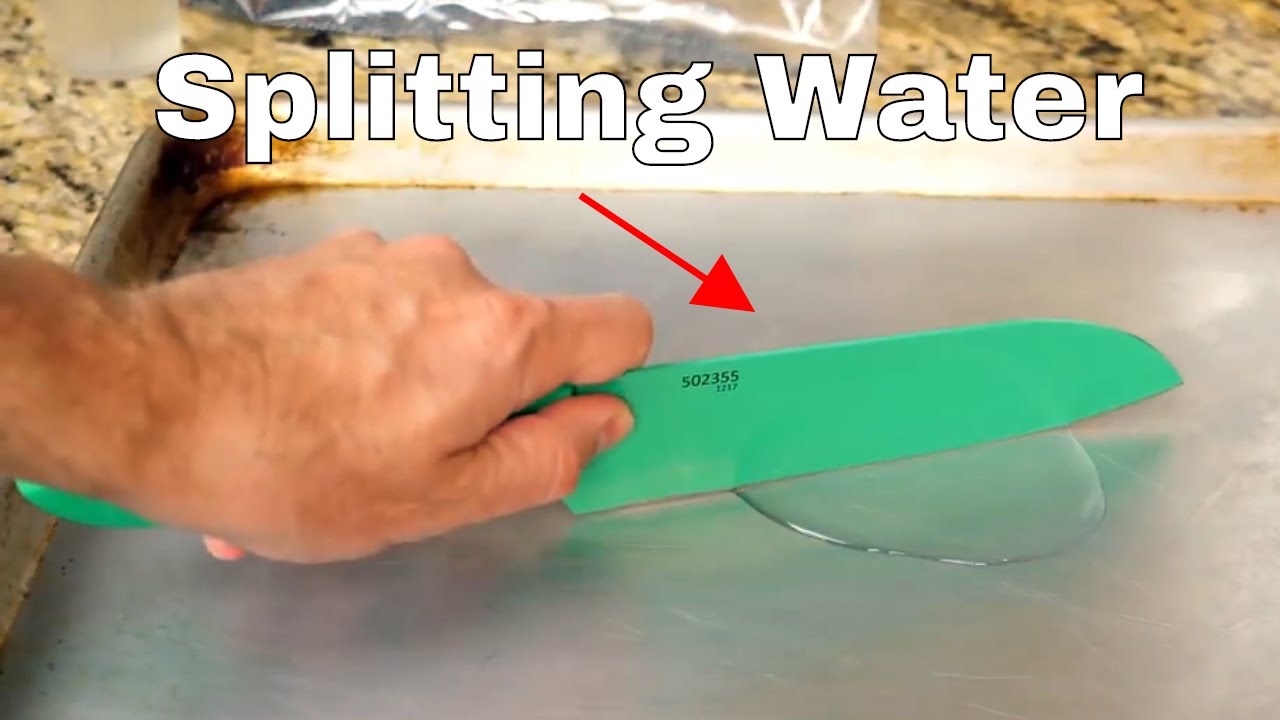Splitting Water Molecules By Hand