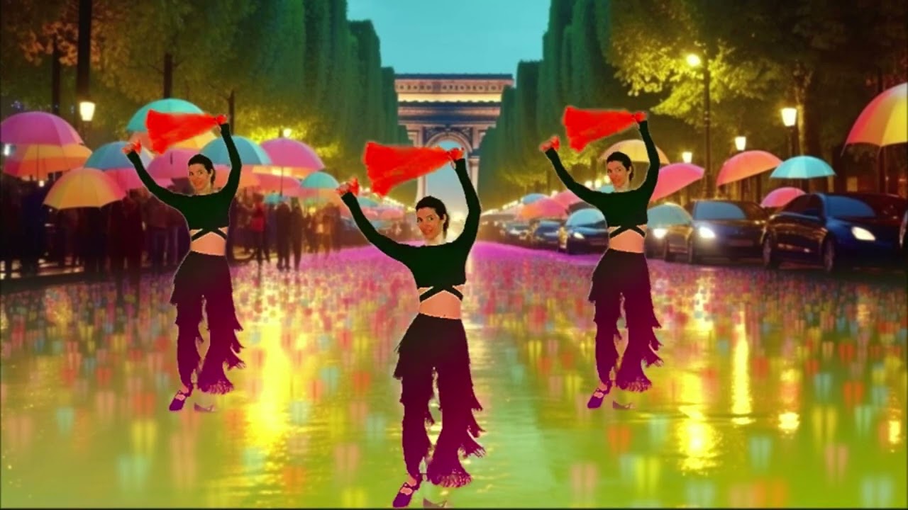 Champs Elysees umbrella prop dance #OriginalDance #ChoreoBySandyMaya