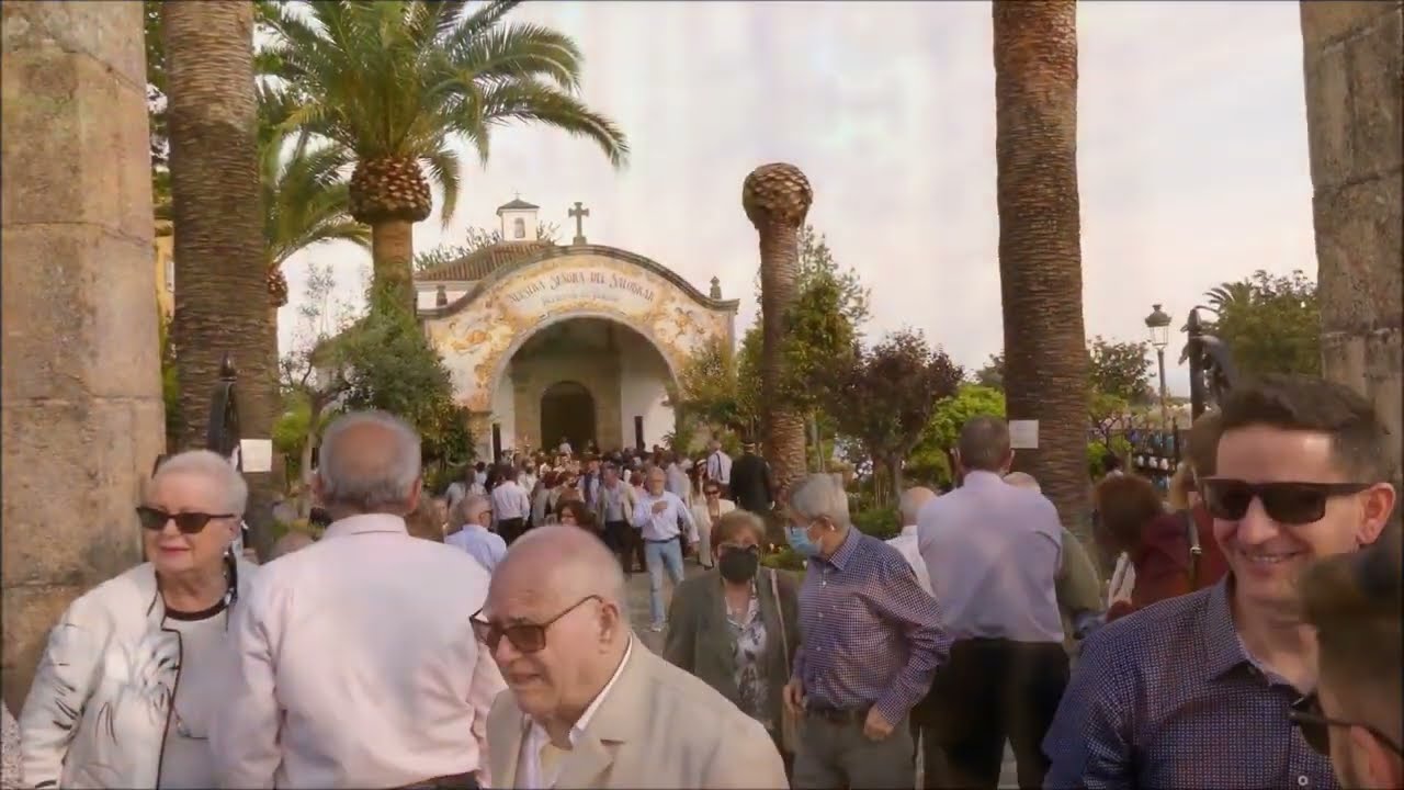 FIESTAS PATRONALES DE LA VIRGEN DE SALOBRAR 2022 EN JARAÍZ DE LA VERA (CÁCERES)-SALIDA DE LA ERMITA