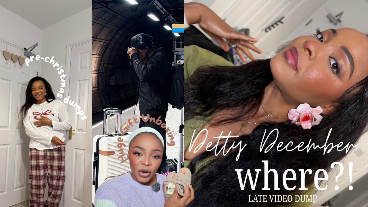 There was nothing Detty about my December |Prepare for a surprise trip w/me |Huge Christmas Unboxing