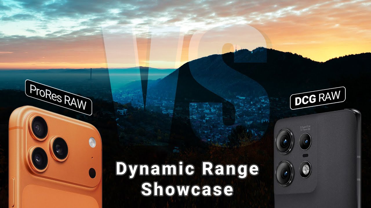 iPhone ProRes RAW HQ vs Android DCG RAW | Dynamic Range Showcase | MotionCam Pro