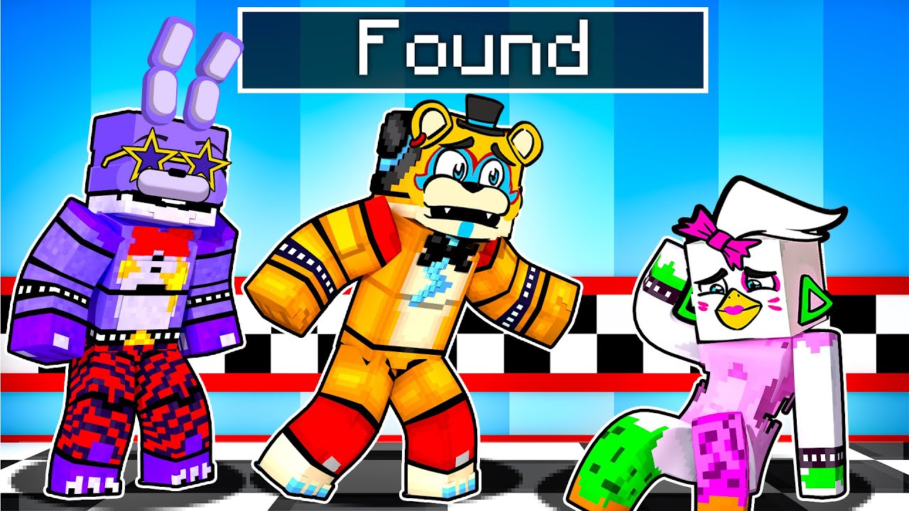 Finding GLAMROCK CHICA in Minecraft Security Breach
