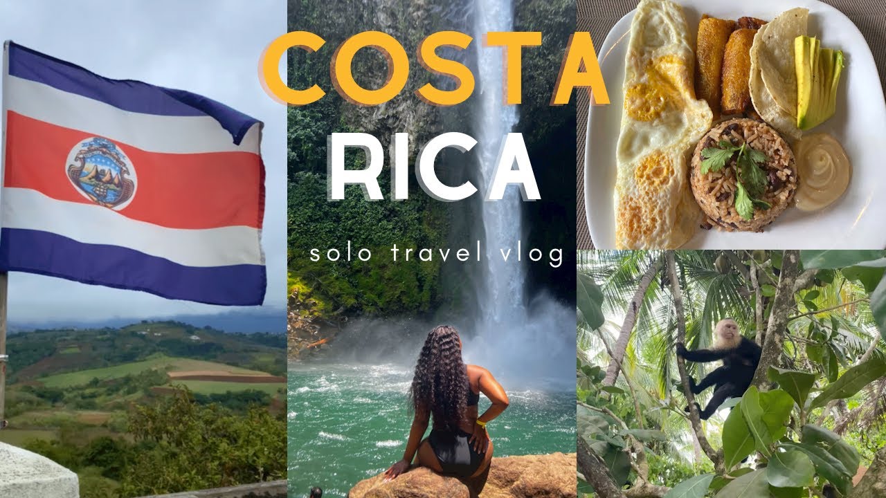 COSTA RICA SOLO TRAVEL VLOG 2022 | la fortuna waterfall + hanging bridges + san jose + beach + more!