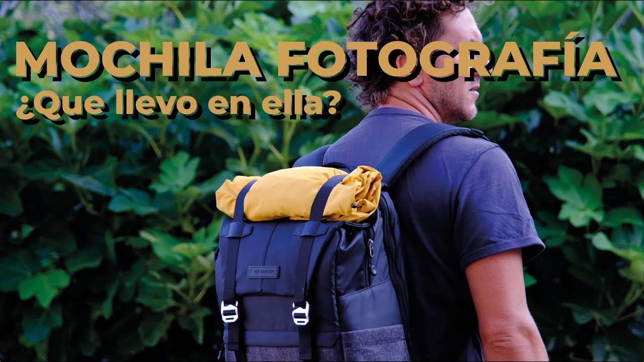TODO mi equipo FOTOGRÁFICO en esta MOCHILA | K&F CONCEPT