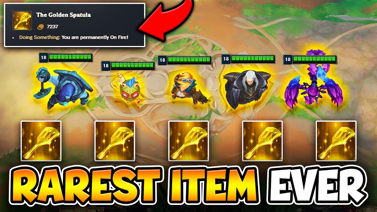 WE BUILT 5 GOLDEN SPATULAS AND UNLOCKED GOD MODE! (LEAGUE'S RAREST ITEM)
