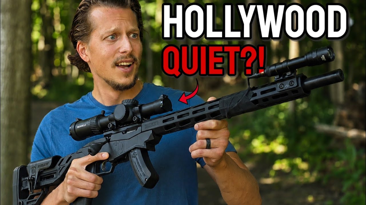 Самая тихая винтовка из всех, что я пробовал | Ruger Precision Rifle с интегрированным глушителем...