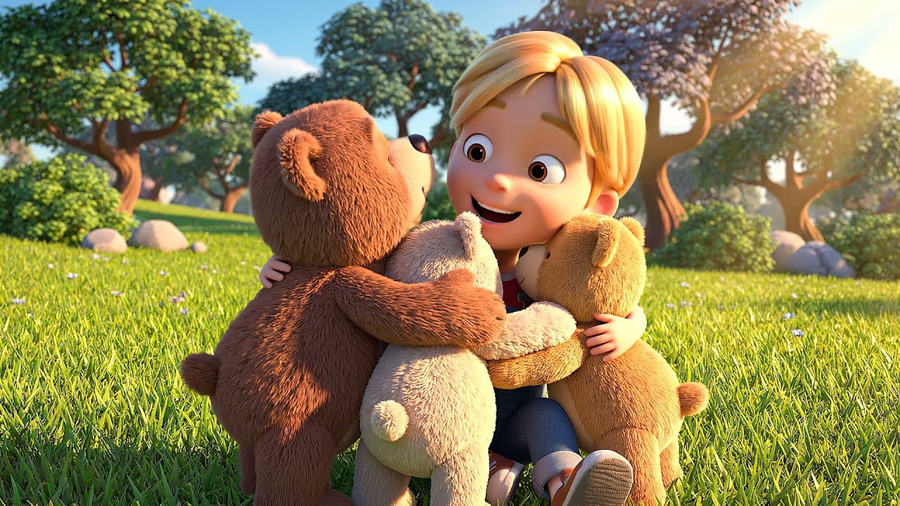 Tres ositos se abrazan, se abrazan, se ab | Rimas Infantiles y Canciones para Niños