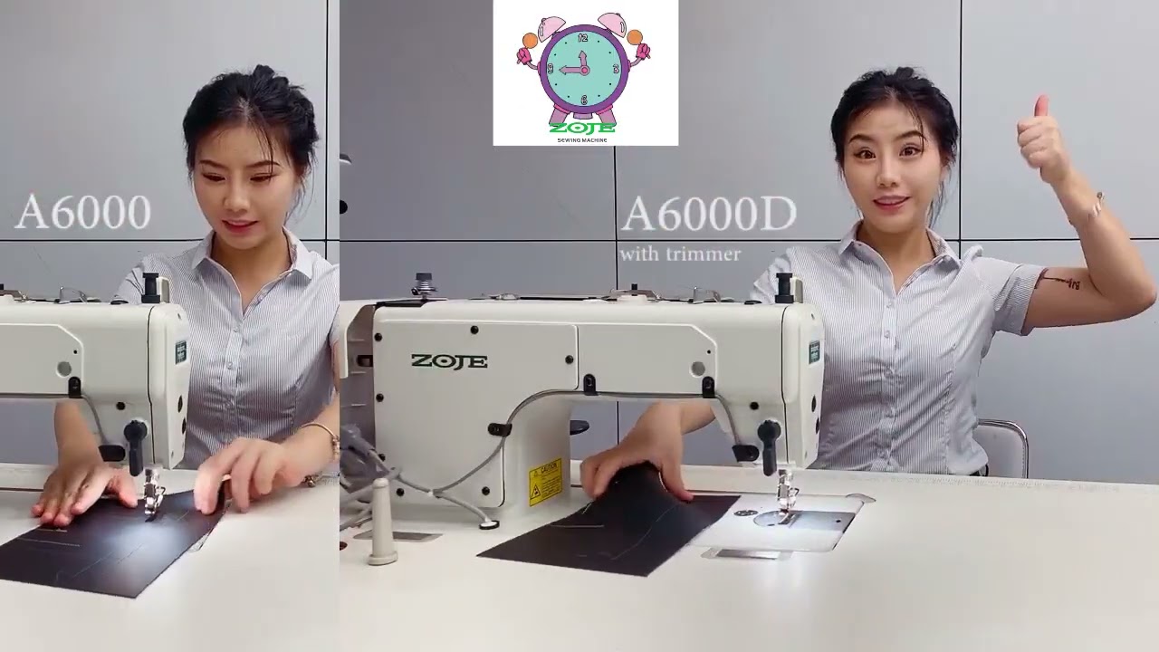 ZOJE A6000D-G/02 Single Needle Lockstitch Machine | Auto Thread Trimmer | Full Details