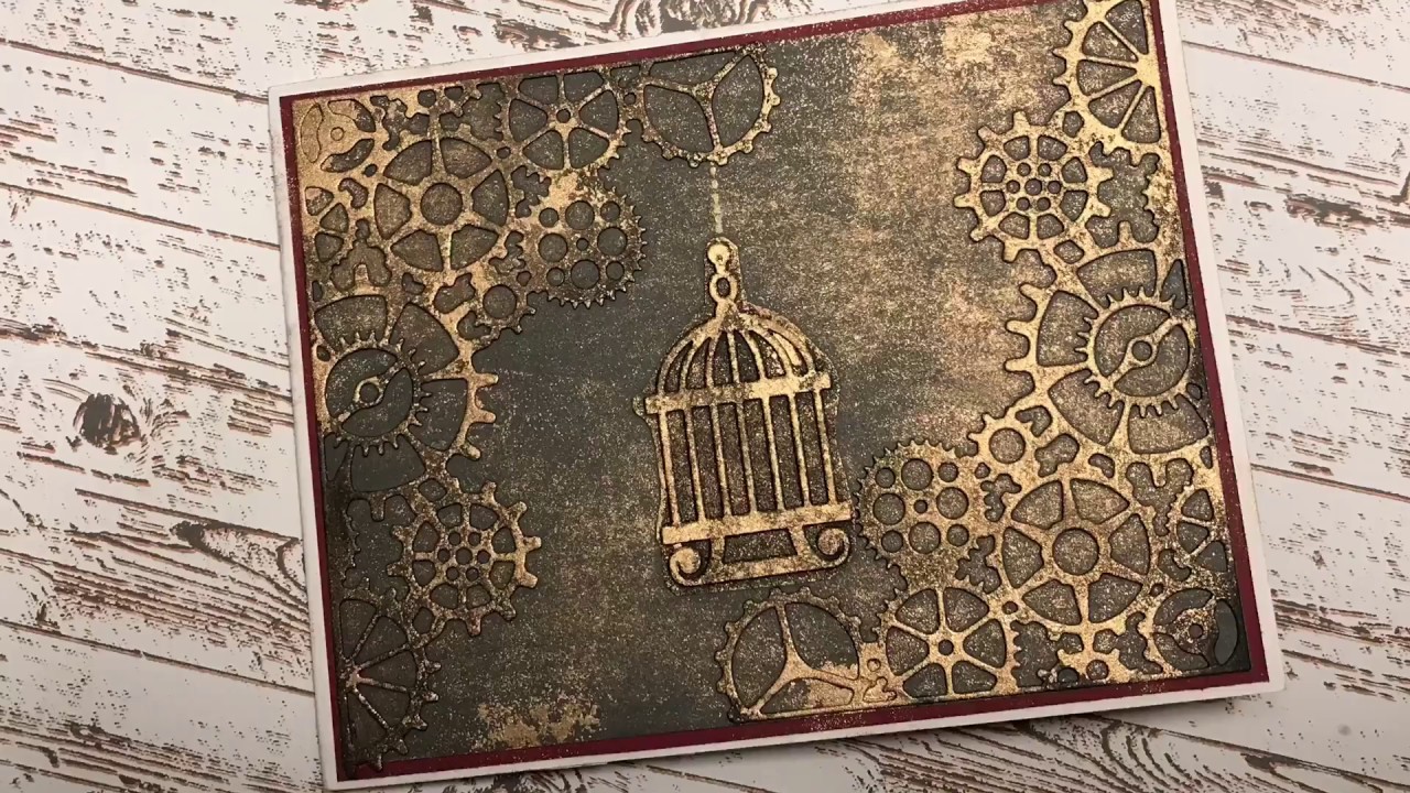 Get Your Gears Moving With This Steampunk Card
