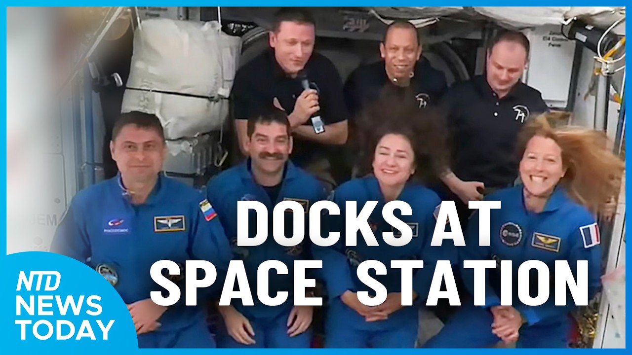 Crew-12 Arrives at ISS; SpaceX Launches Starlink Satellites on Falcon 9 | NTD News Today (Feb. 15)