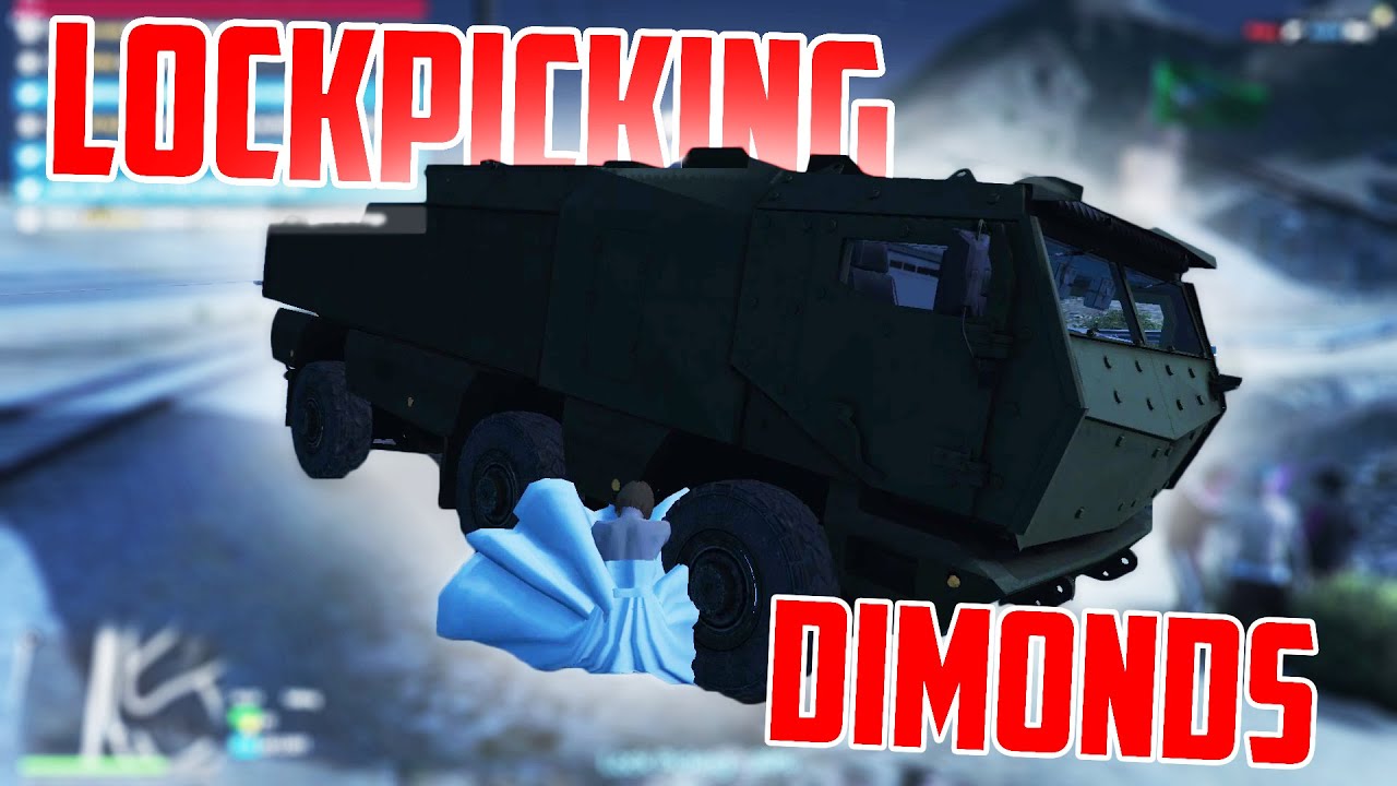 LOCKPICKING TRUCKS and SELLING the DIMONDS! (GTA RP FiveM CMG)