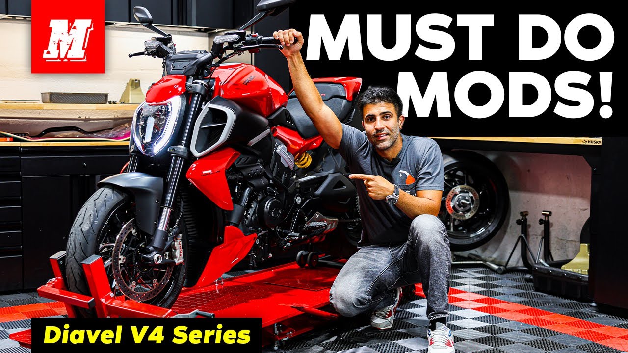 4 MUST DO Mods for the Ducati Diavel V4! | Diavel V4 Series Part 1