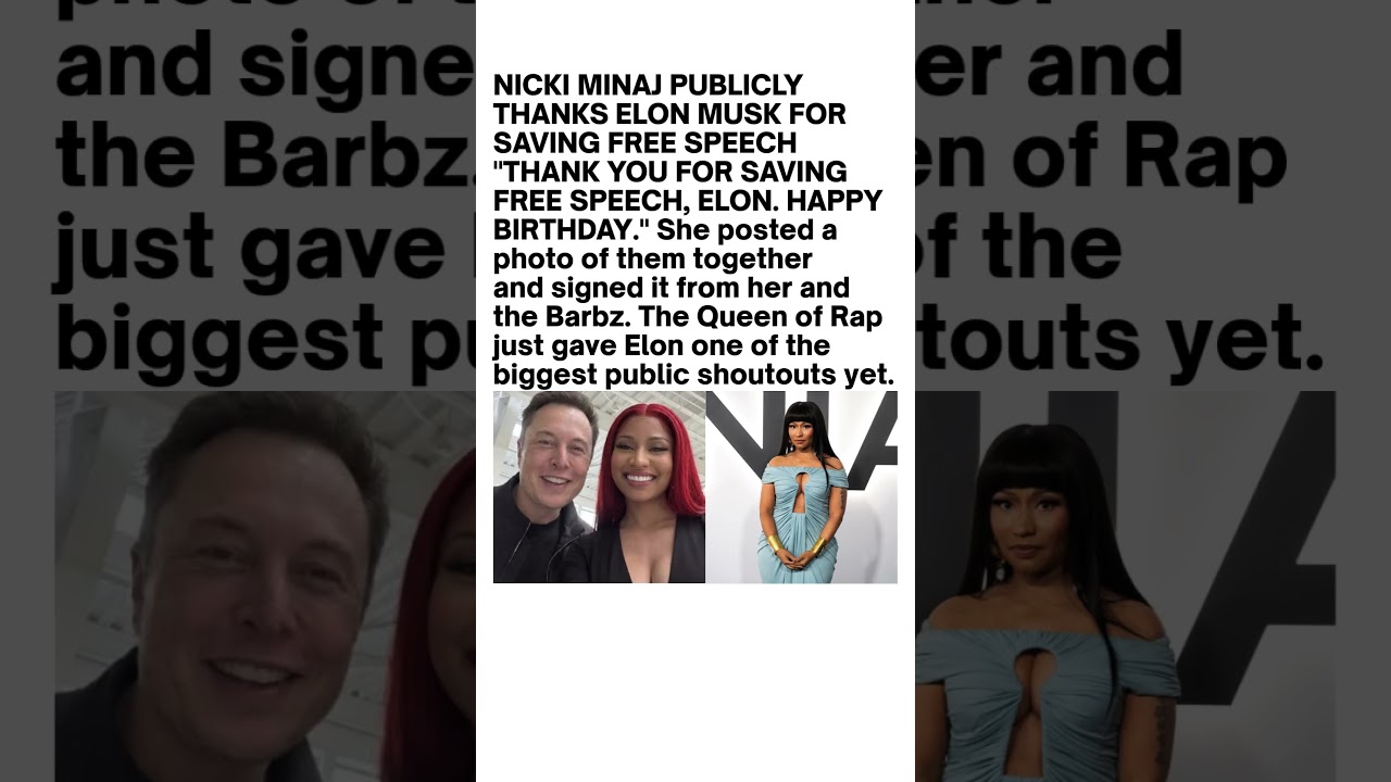 Nicki Minaj & Elon Musk Viral Post Explained 🚨