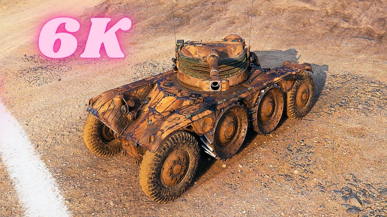 Panhard EBR 75 (FL 10) 6 тыс. урона 6 убийств World of Tanks Replays