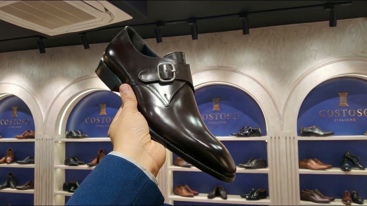Premium Brown Leather Monk Strap Shoes for Men | Timeless Formal Elegance