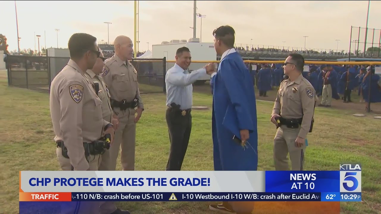 Santa Ana teen mentored by CHP officers