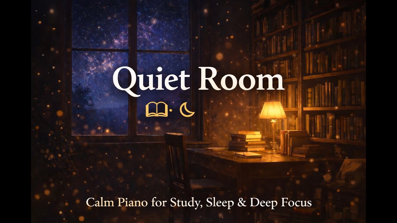 Quiet Room | Calm Piano for Study, Sleep & Deep Focus