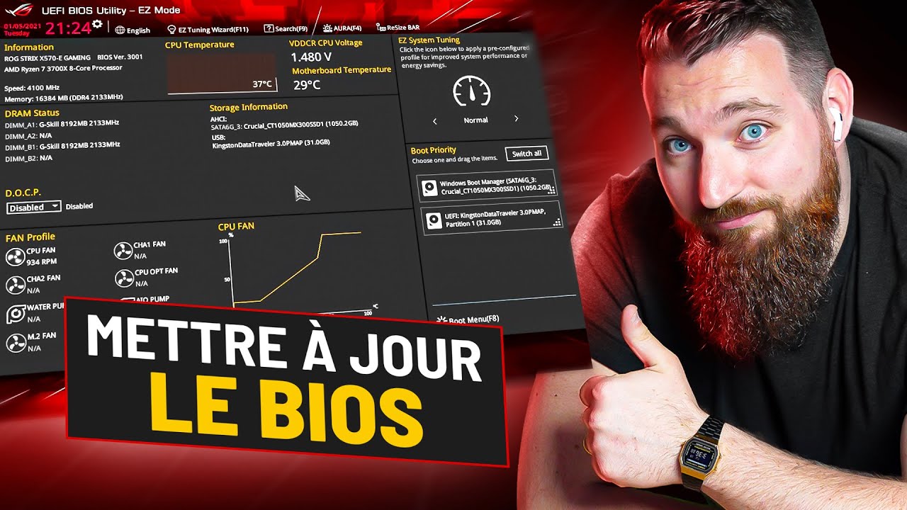 Mettre à jour le BIOS de sa Carte Mère (Asus, MSI, Gigabyte, ASRock)