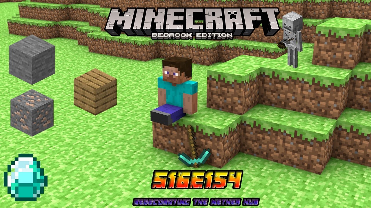 Minecraft S16E154- Redecorating The Nether Hub