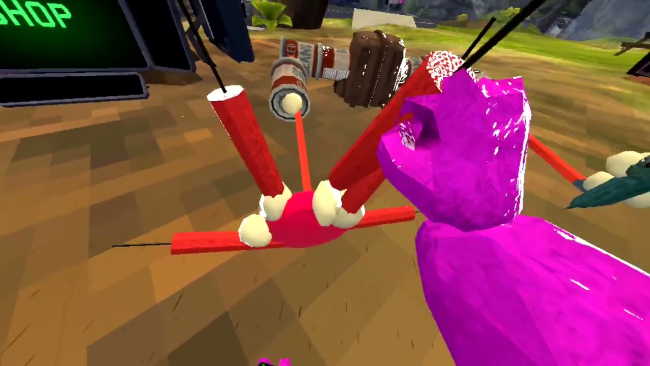 Showing how to build a grab pack and animal company VR.