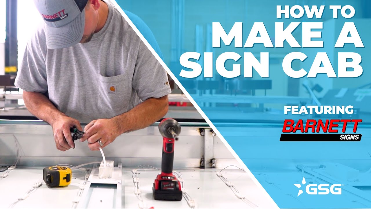 How to Make an LED Sign Cabinet  | FT. Barnett Signs