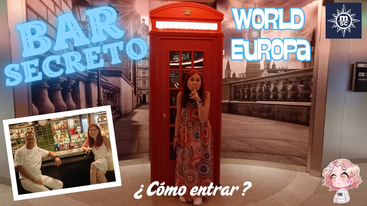 BAR SECRETO MSC WORLD EUROPA