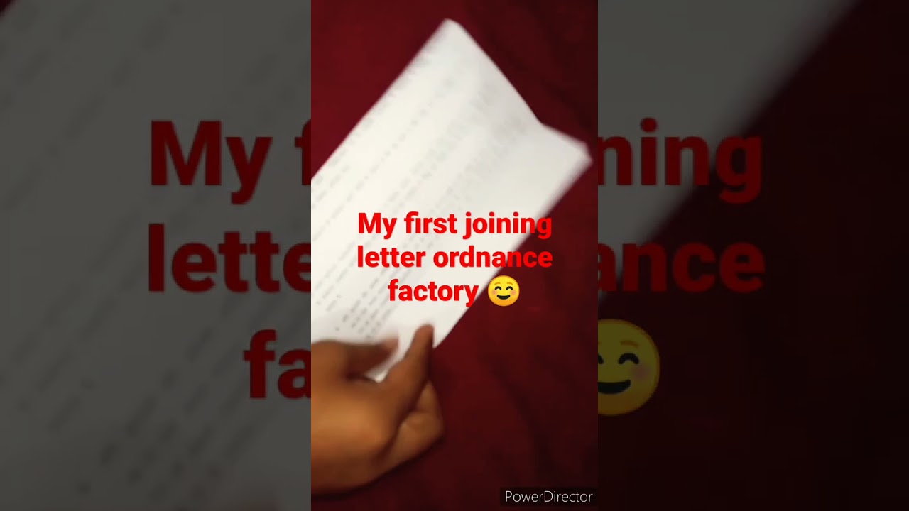 ordnance factory joining letter apprenticeship